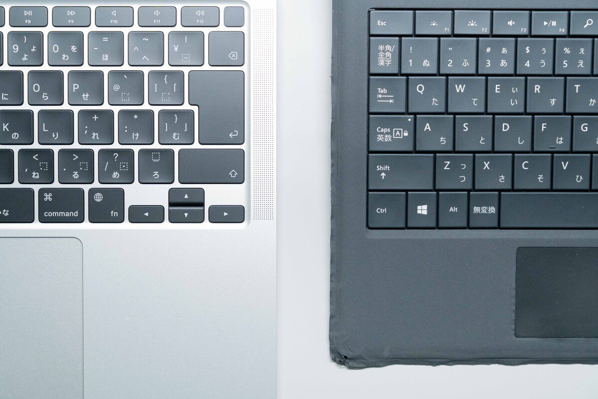 MacとWindowsのキーボード