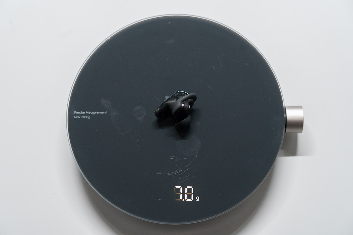 Bose QuietComfort Earbuds Ⅱのイヤホン片耳の重さは7g