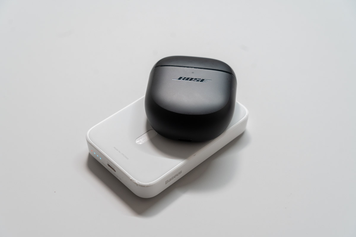 Bose QuietComfort Earbuds Ⅱはワイヤレス充電非対応