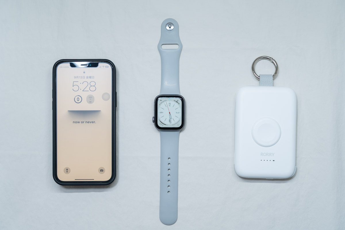 RORRY Apple Watch対応モバイルバッテリー