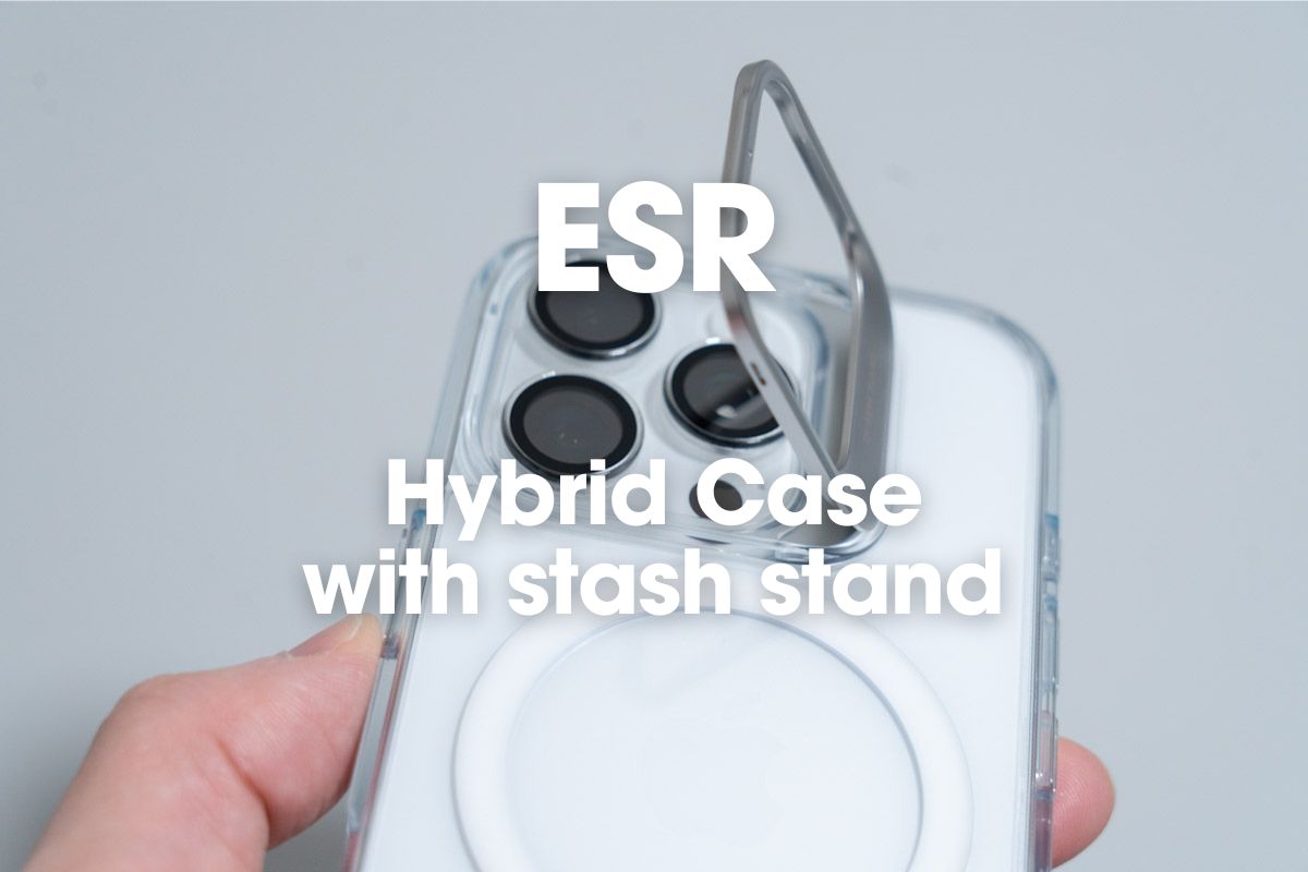 ESR 隠れスタンド付きハイブリットケース