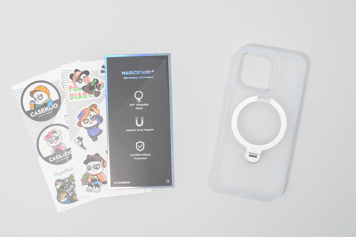 CASEKOO MagicStand Proの同梱物