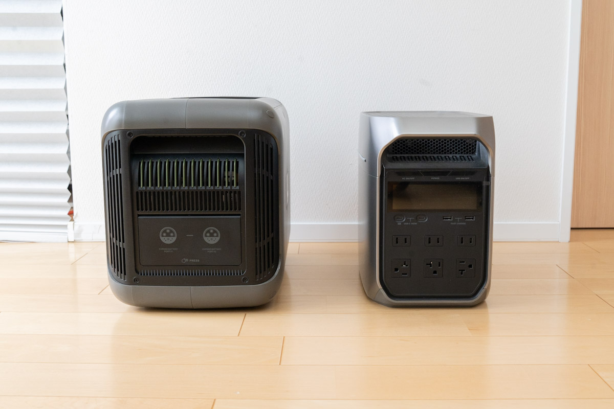 ALLPOWERS R1500とEcoFlow DELTA 3 Plus