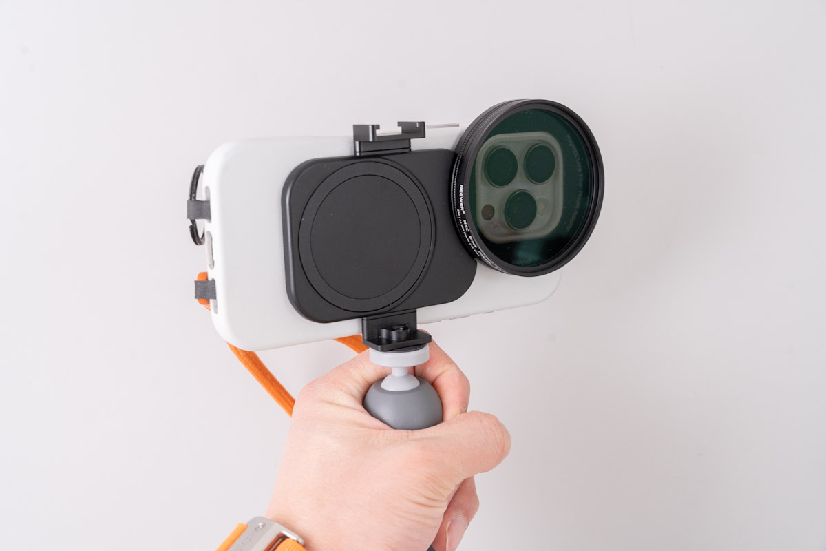 JJC MagSafe対応スマホレンズフィルターアダプターとミニ三脚