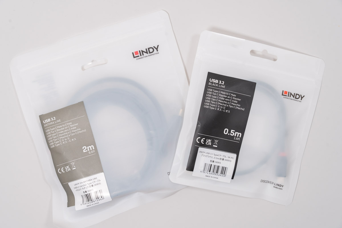 LINDY USB3.2ケーブル