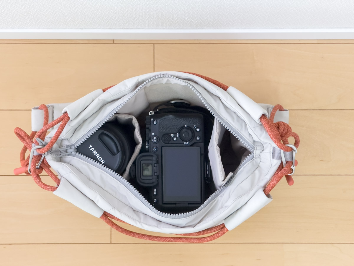 PGYTECH OneGo Rope Strap Bagとカメラとレンズ