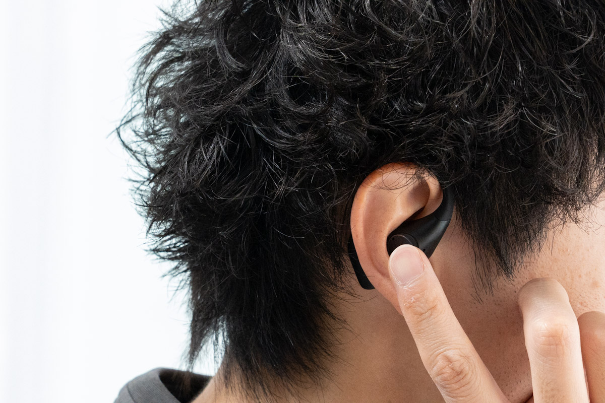 EarFun OpenJumpのタッチコントロール