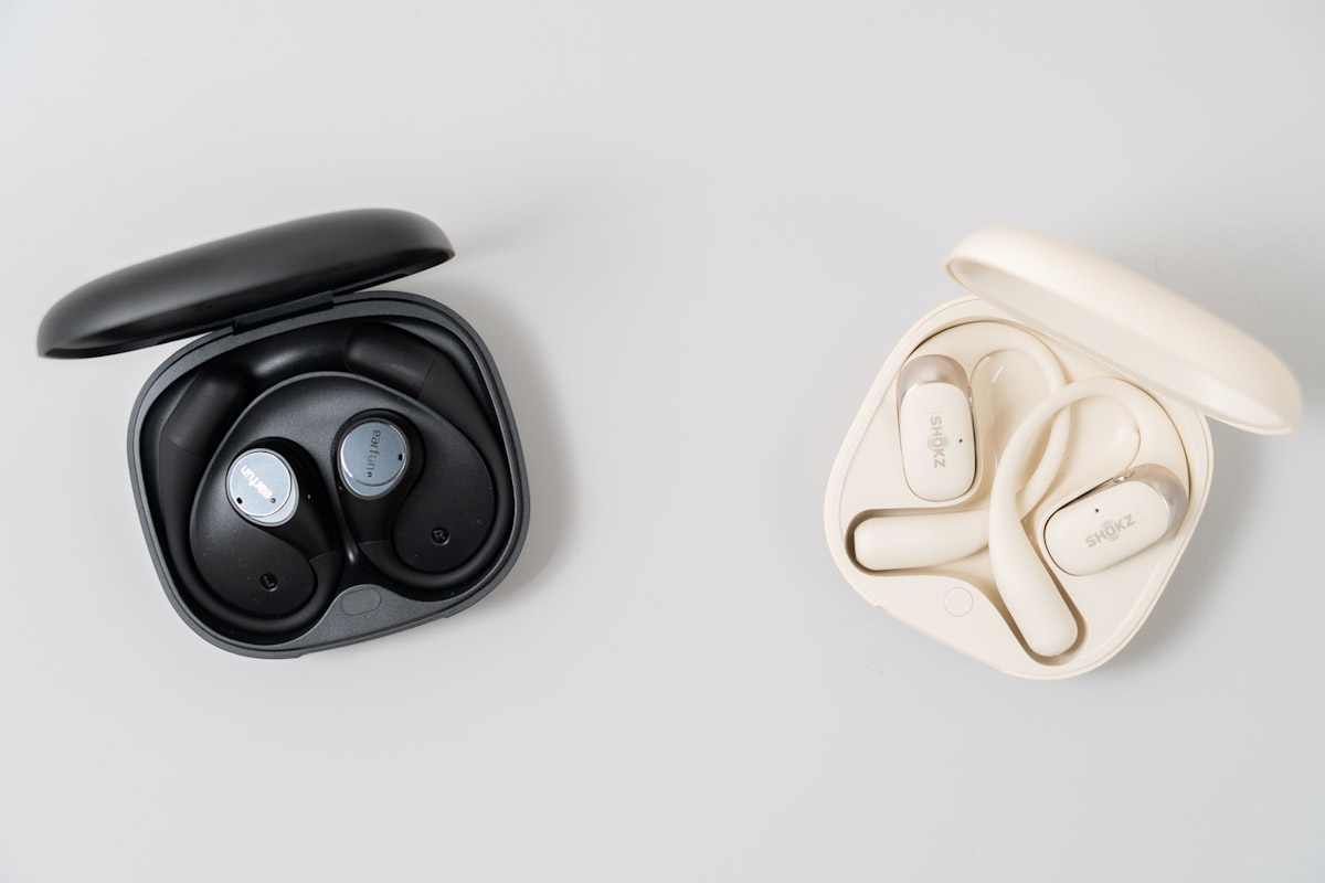 EarFun OpenJumpとShokz OpenFit 2