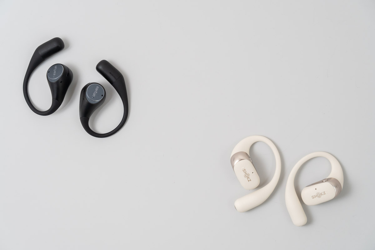 EarFun OpenJumpとShokz OpenFit 2