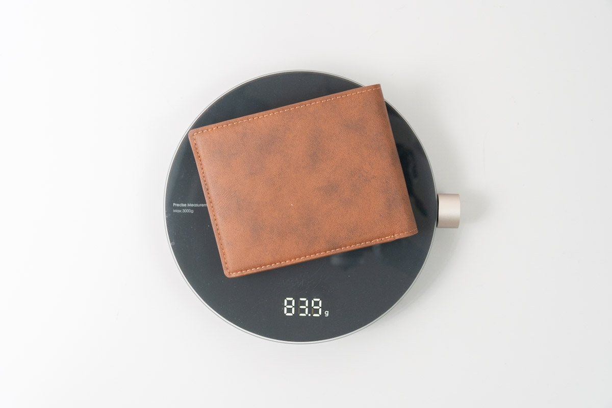 ESR Geo Walletの重さ