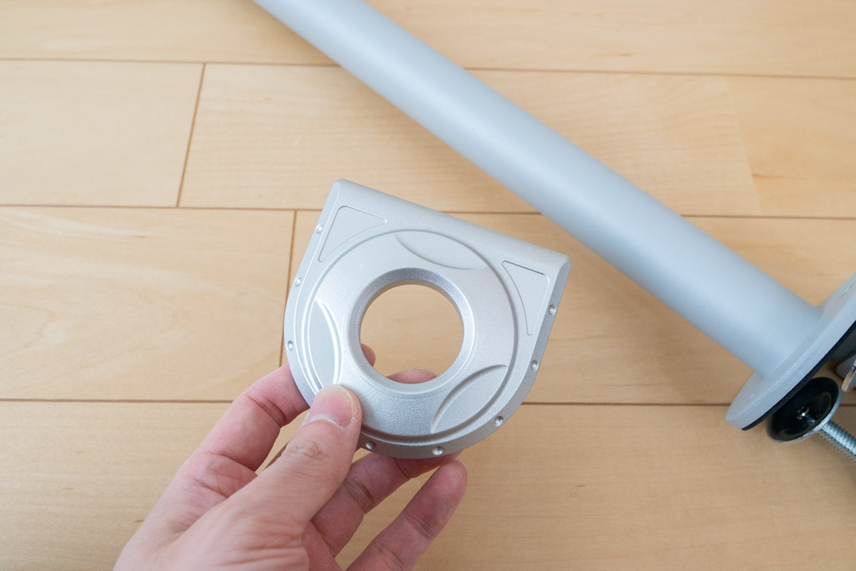 LINDY モニターアーム用ポール 45cmの台座カバー