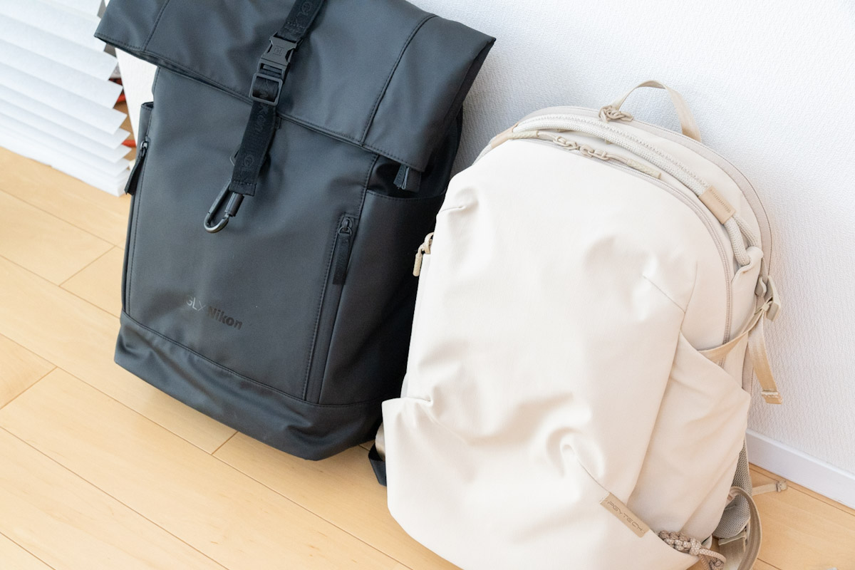 ガストンルーガのカメラバッグとPGYTECH OneGo Lite Backpack