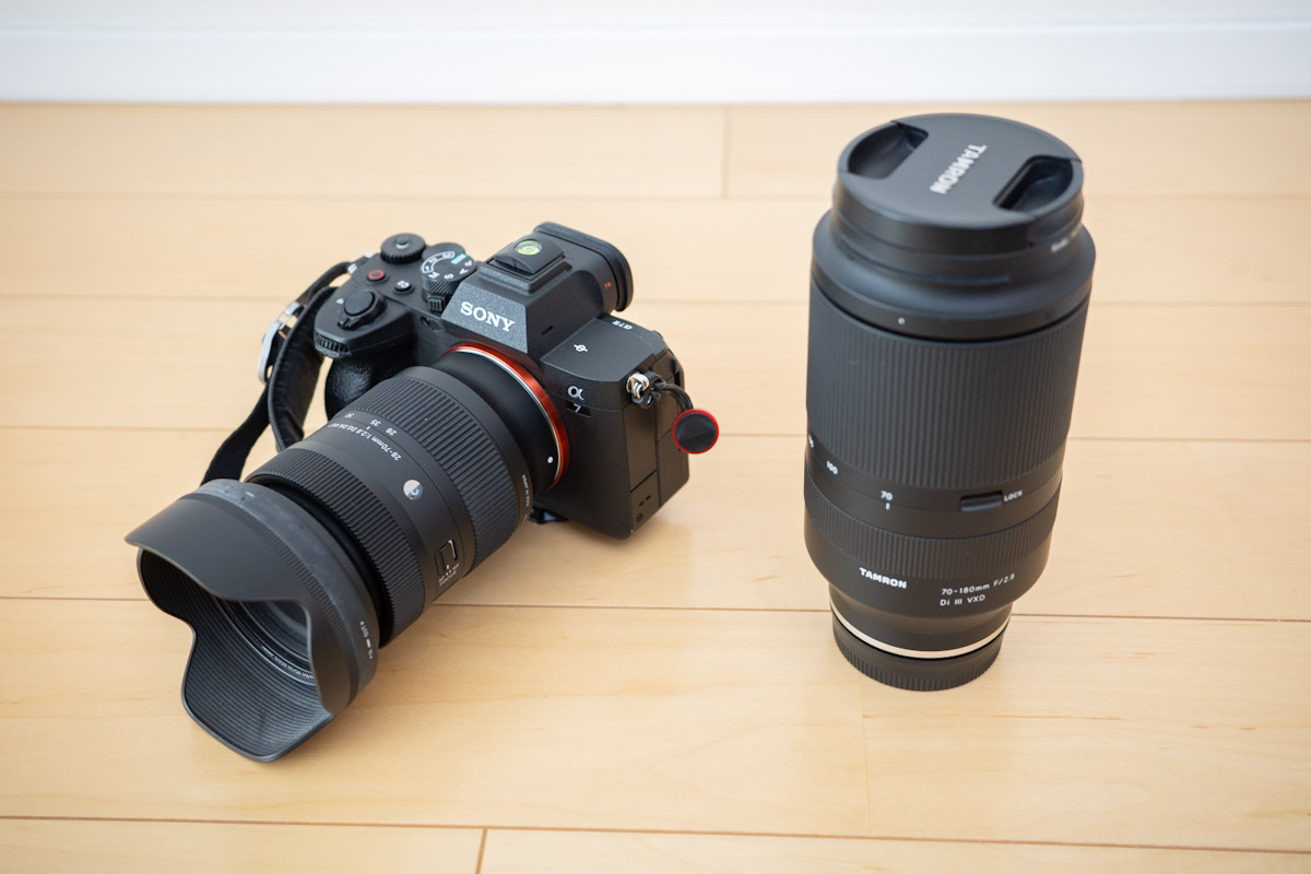 α7Ⅳ+SIGMA 28‐70 f2.8とTAMRON 70-180 F2.8