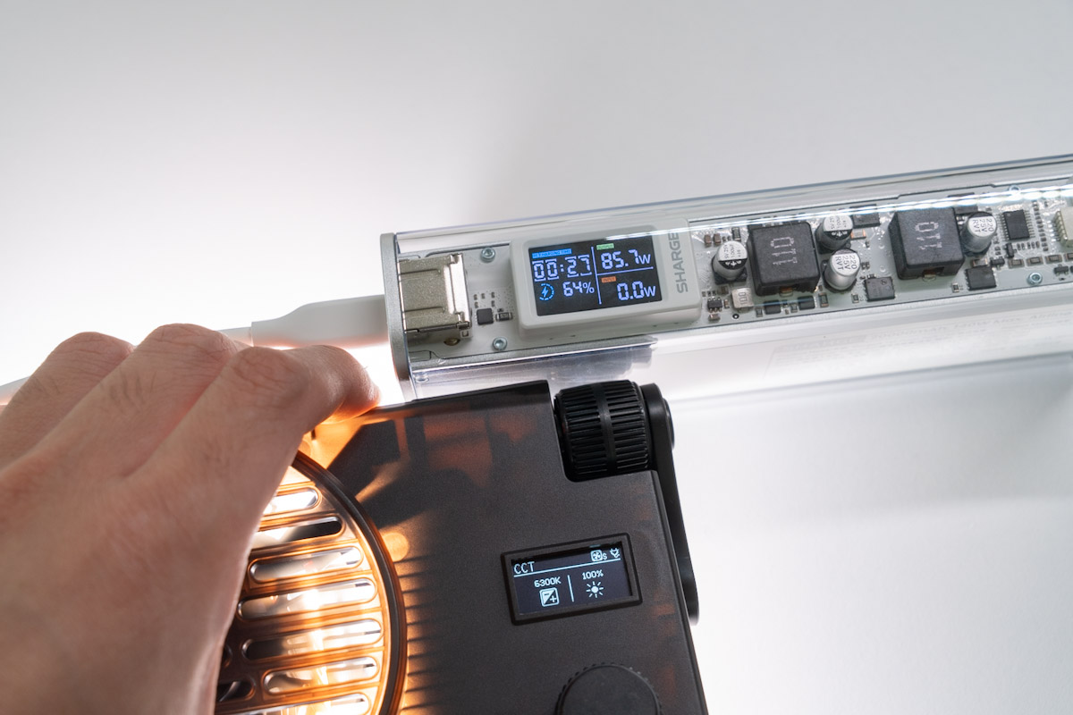 SHARGEEK 140でCOLBORのLEDライトを点灯