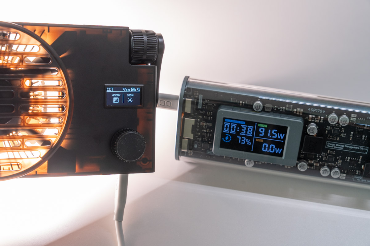 SHARGEEK 170でCOLBORのLEDライトを点灯