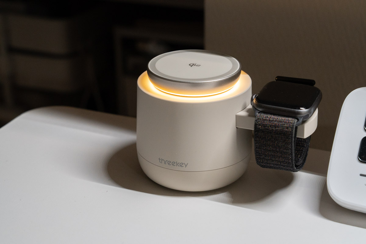 THREEKEY 4in1 マグネット無線充電ステーション