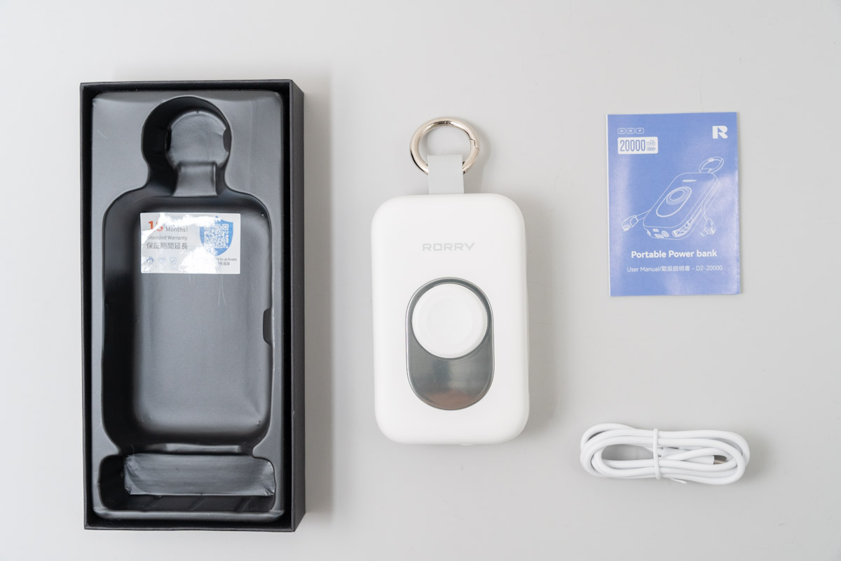 RORRY D2-20000の同梱物