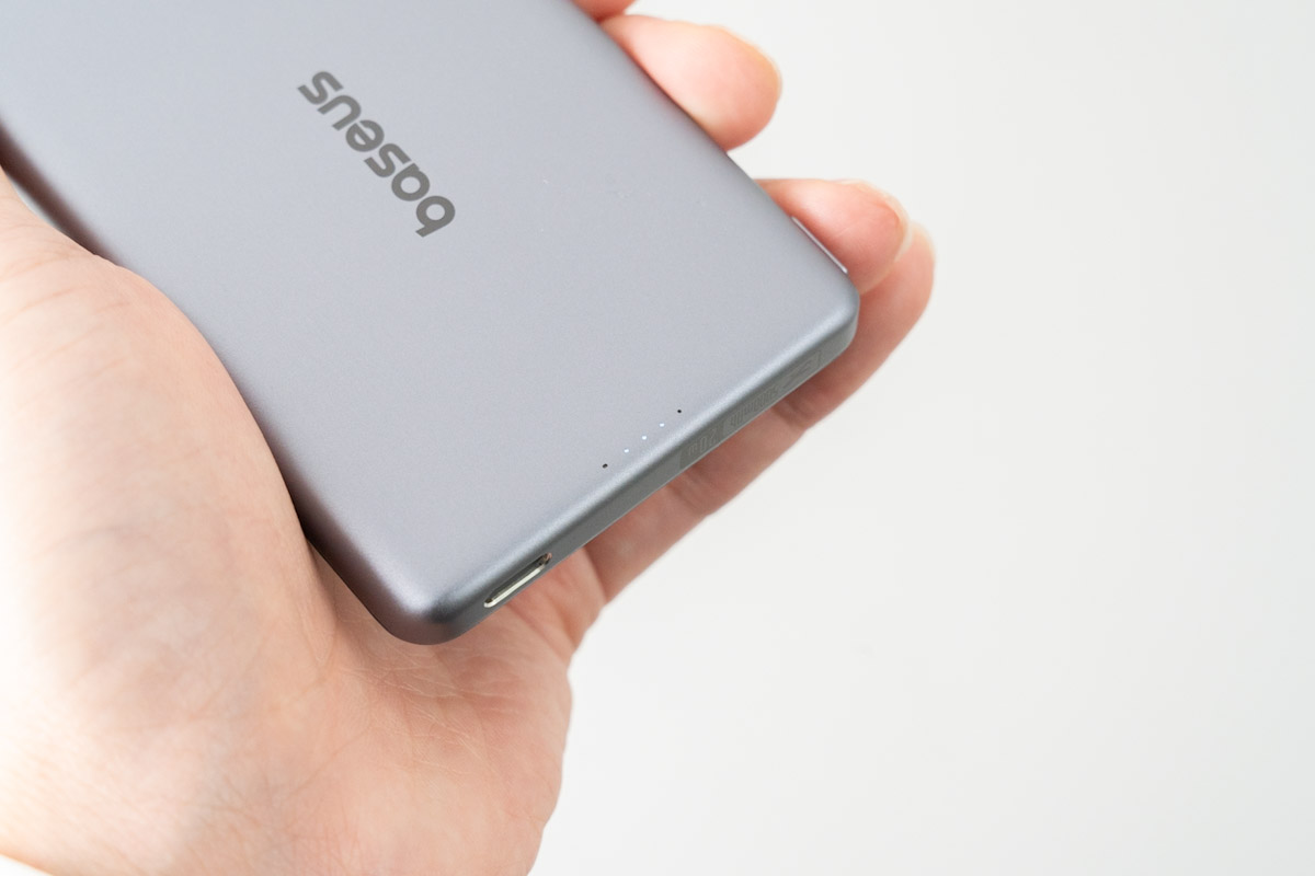 Baseus PicoGo AM41のLEDインジケータ