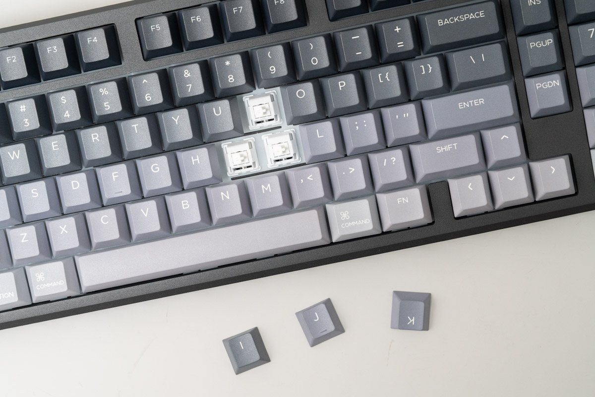 EPOMAKER Galaxy100 Liteはホットスワップ対応