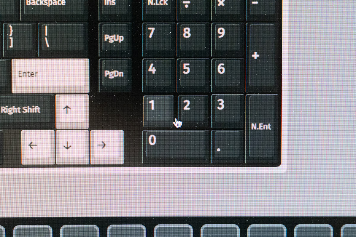 EPOMAKER Galaxy100 LiteのVIA画面