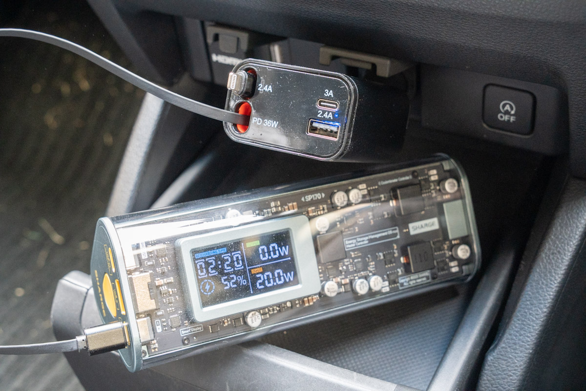 LISEN 巻取り式カーチャージャー