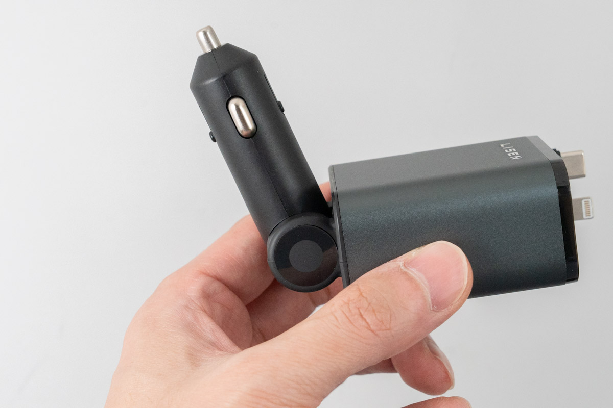 LISEN 巻取り式カーチャージャー