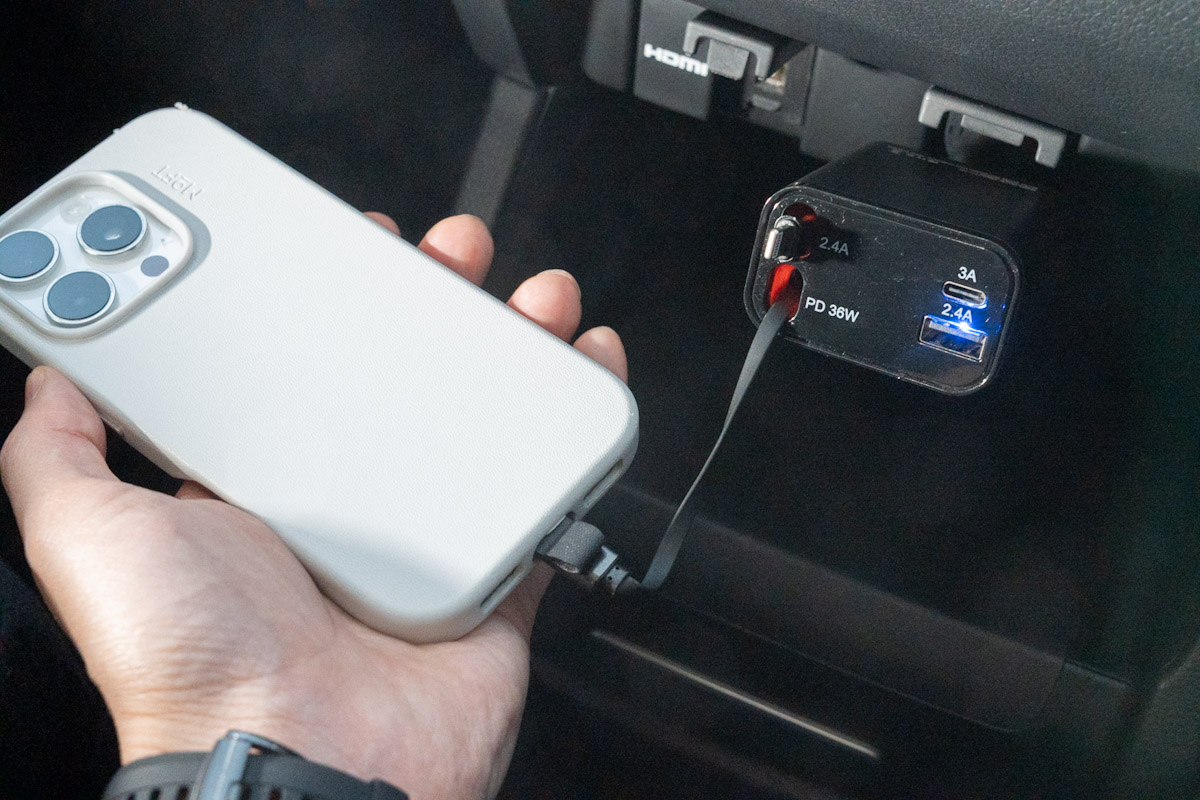 LISEN 巻取り式カーチャージャー