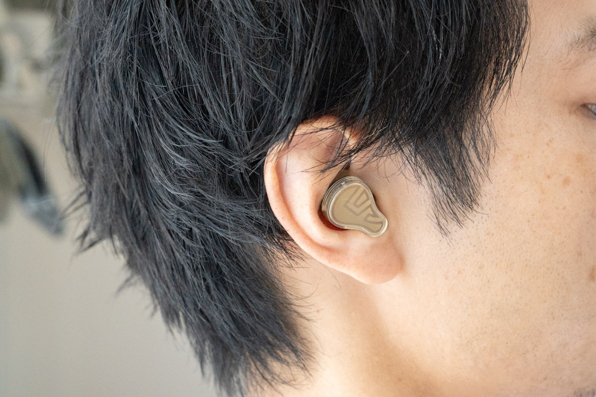 SOUNDPEATS H3を装着したところ