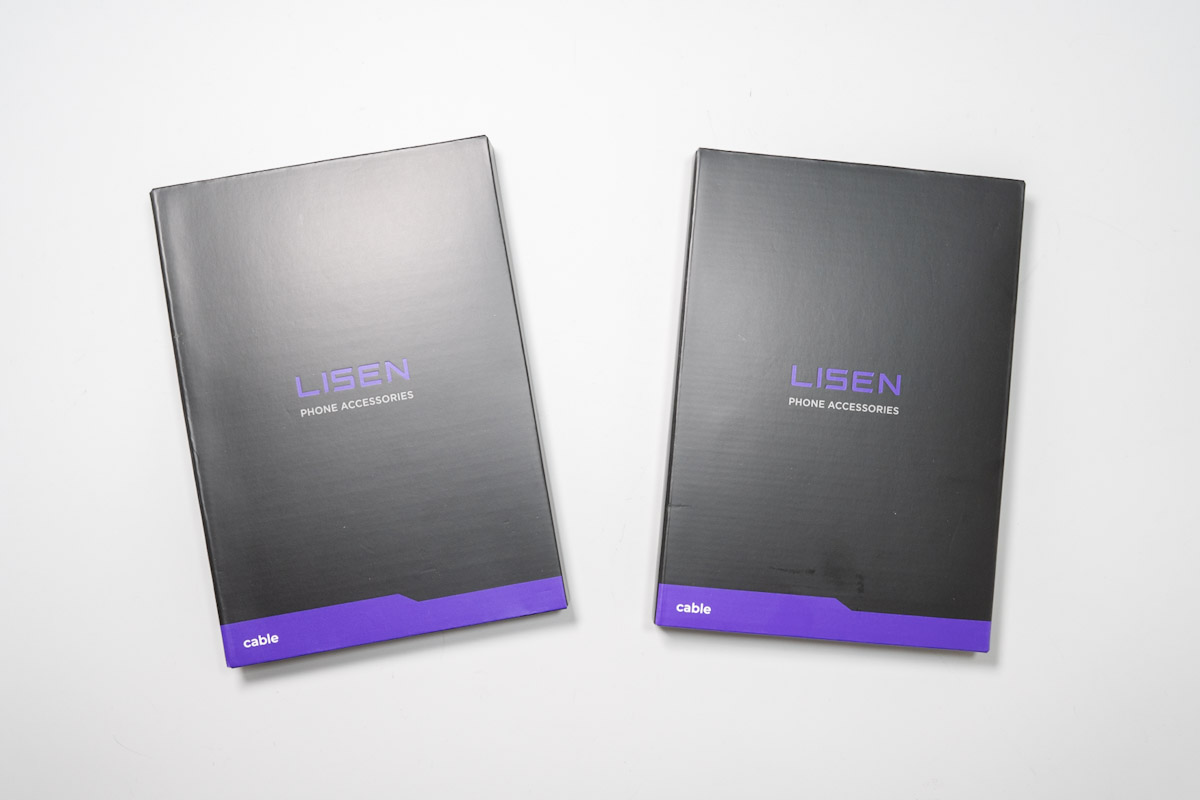 LISEN マルチ充電ケーブル 4in1のパッケージ