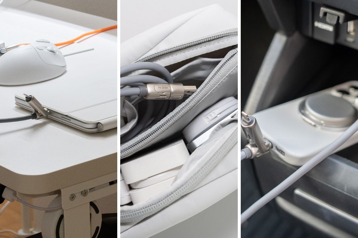 LISEN マルチ充電ケーブル 4in1