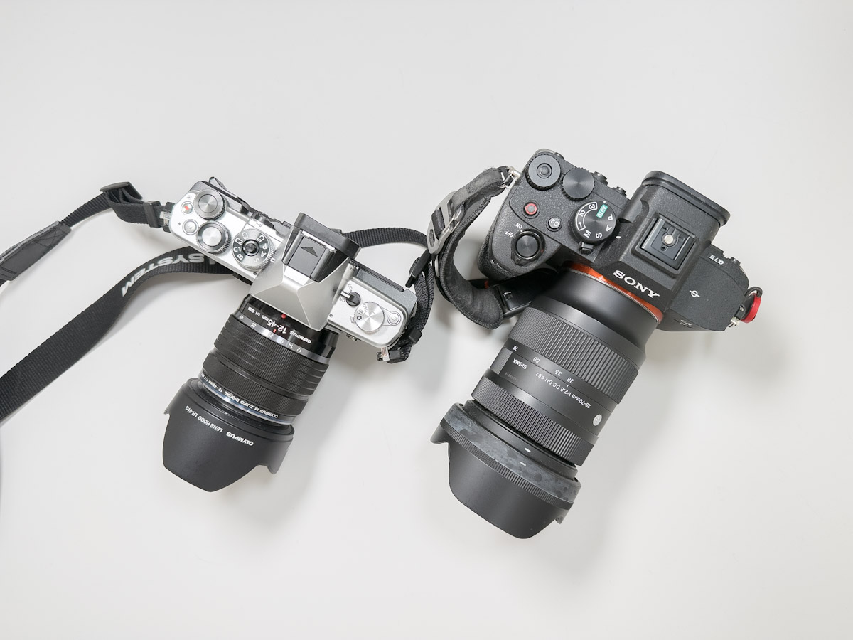 OM SYSTEM OM-3とSONY α7Ⅳ