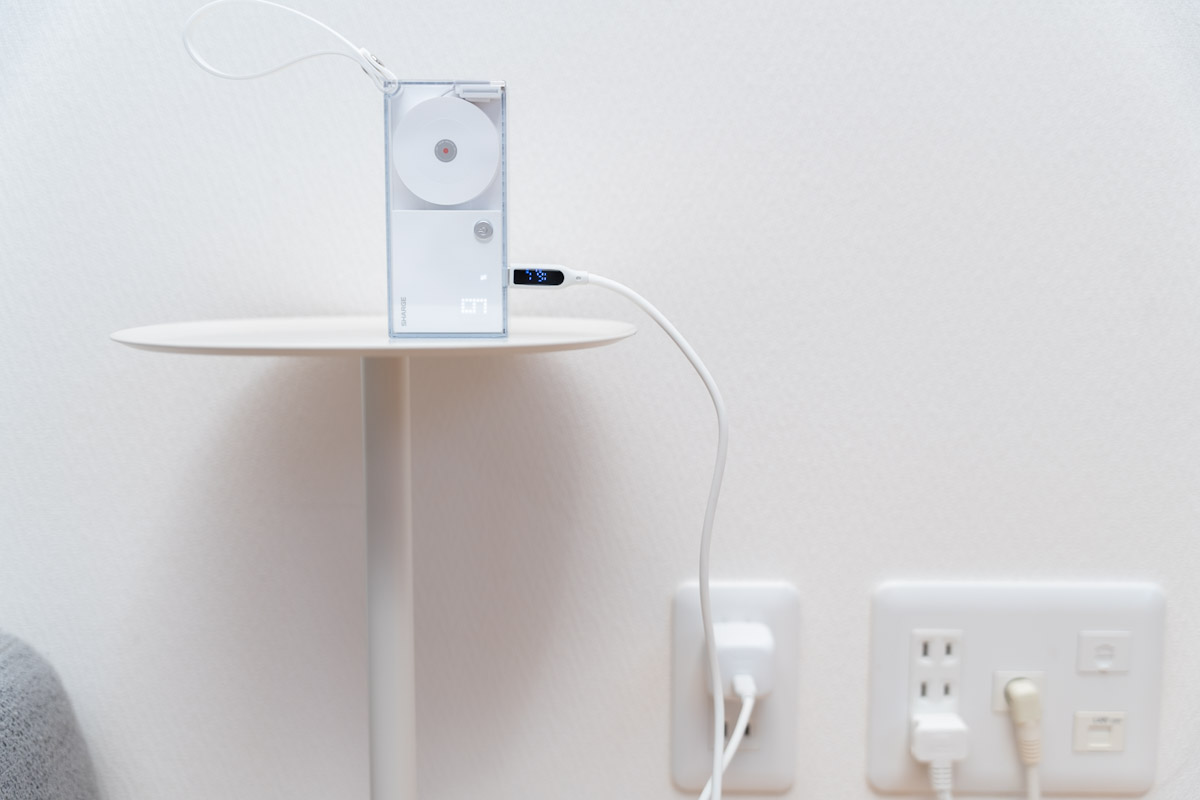SHARGE Retractable 3-in-1はUSB-Cでの充電も可能