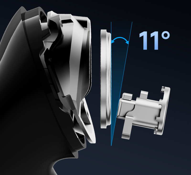 EarFun Air Pro 4+のオフアクシス配置音響構造