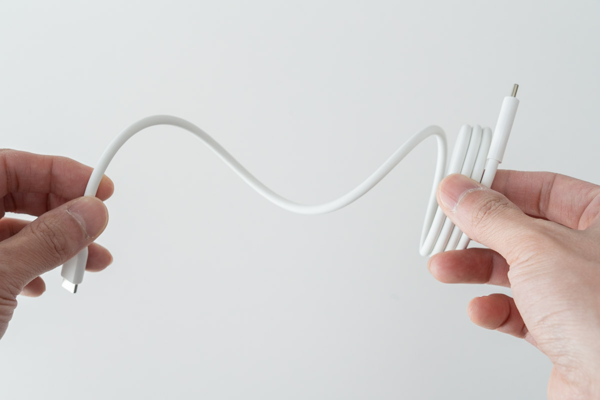 スパイラルシリコンケーブル