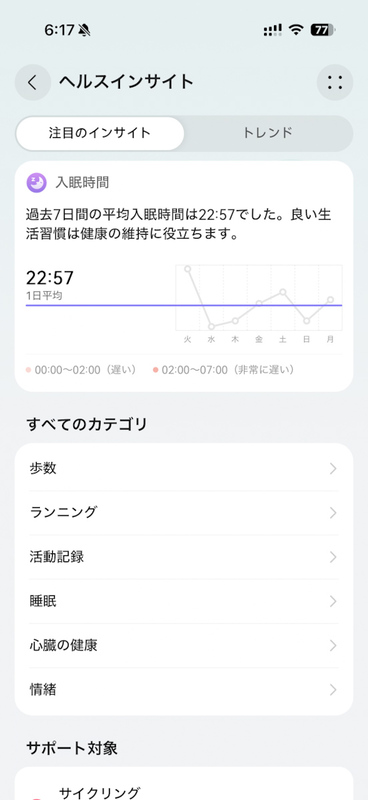 HUAWEI Health アプリ