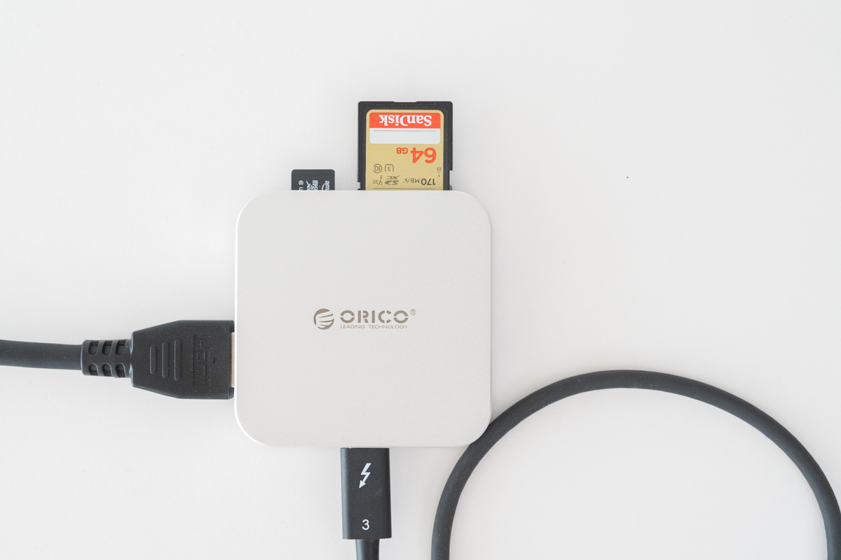 ORICO マグネット式 M.2 ドッキングステーション 8-IN-1 USB C ハブ（MG7）
