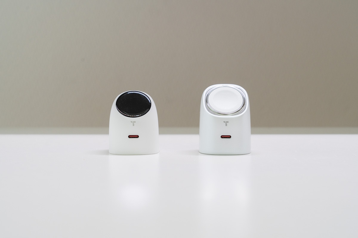 FlashEye DotとFlashEye 45W 2-in-1急速充電器の外観比較