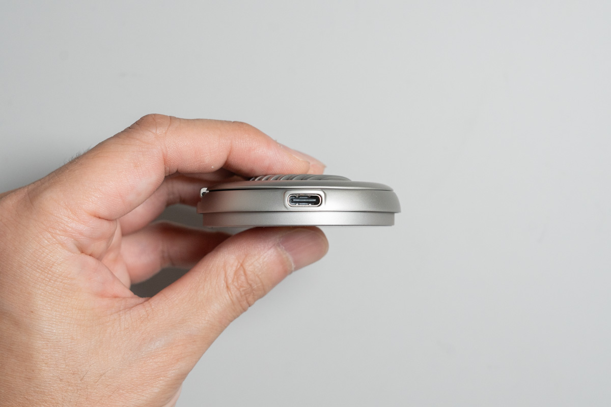 Cyclone 25Wの側面にあるUSB-Cポート